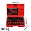 Bolt Extractor Socket Set Easy Out Metal Heavy Duty Hand Tools 25-Piece Bolt Extractor Socket Set For Damaged Stripped Broken