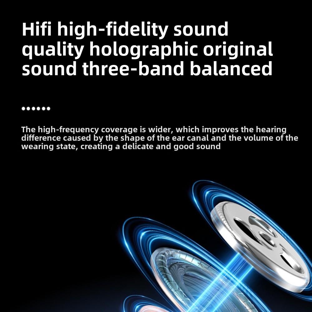 Новые беспроводные наушники Bluetooth с длительным сроком службы, невидимые наушники-вкладыши для сна с функцией шумоподавления