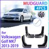 4 PCS Car Mud Flaps for Volkswagen VW Golf 7 Mk7 2013~  Mudguard Splash Guards Fender Mudflaps Auto