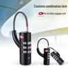 Дорожный чемодан с замком TSA: Кодовый замок из стальной проволоки для багажа
