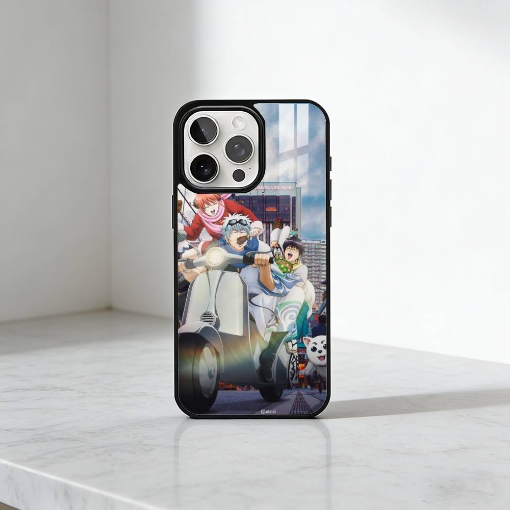 Гинтама-Саката Гинтоки Чехол для телефона для iPhone17,16,15,14,13 Plus,Pro Max Магнитный Для Magsafe Беспроводная зарядка