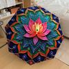 1 шт. Зонт с узором «Мандала Лотоса» Автоматическое открытие и закрытие, Высококачественный зонт, Идеальный подарок для нее 255