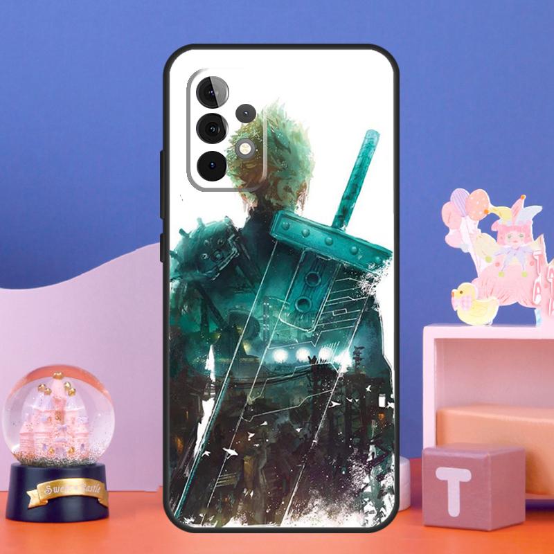 Чехол Final Fantasy VII для Samsung Galaxy A14 A24 A34 A54 A15 A25 A12 A22 A32 A52 A51 A71 A13 A33 A53
