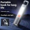 Мощный светодиодный фонарь из АБС-пластика, USB-зарядка, портативный, для улицы, EDC-фонарь, походные подвесные фонари, телескопический фокус, боковая COB-лампа