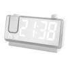 LED Projection Clock Large Display Color Screen Mirror Digital Electronic for Home Bedroom Desktop Snooze Wake Up