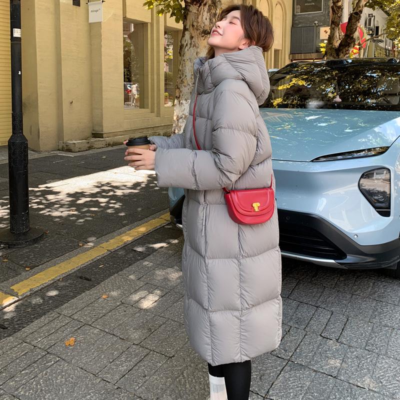 Autumn Winter Thicken Warm Parka Women Casual Sweety Solid Color Big Pocket Loose Long Hooded Coat Jackets Outwear