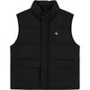 Letter Logo Jacquard Comfortable Stand Collar Vest Men Vest Black J326965-BEH