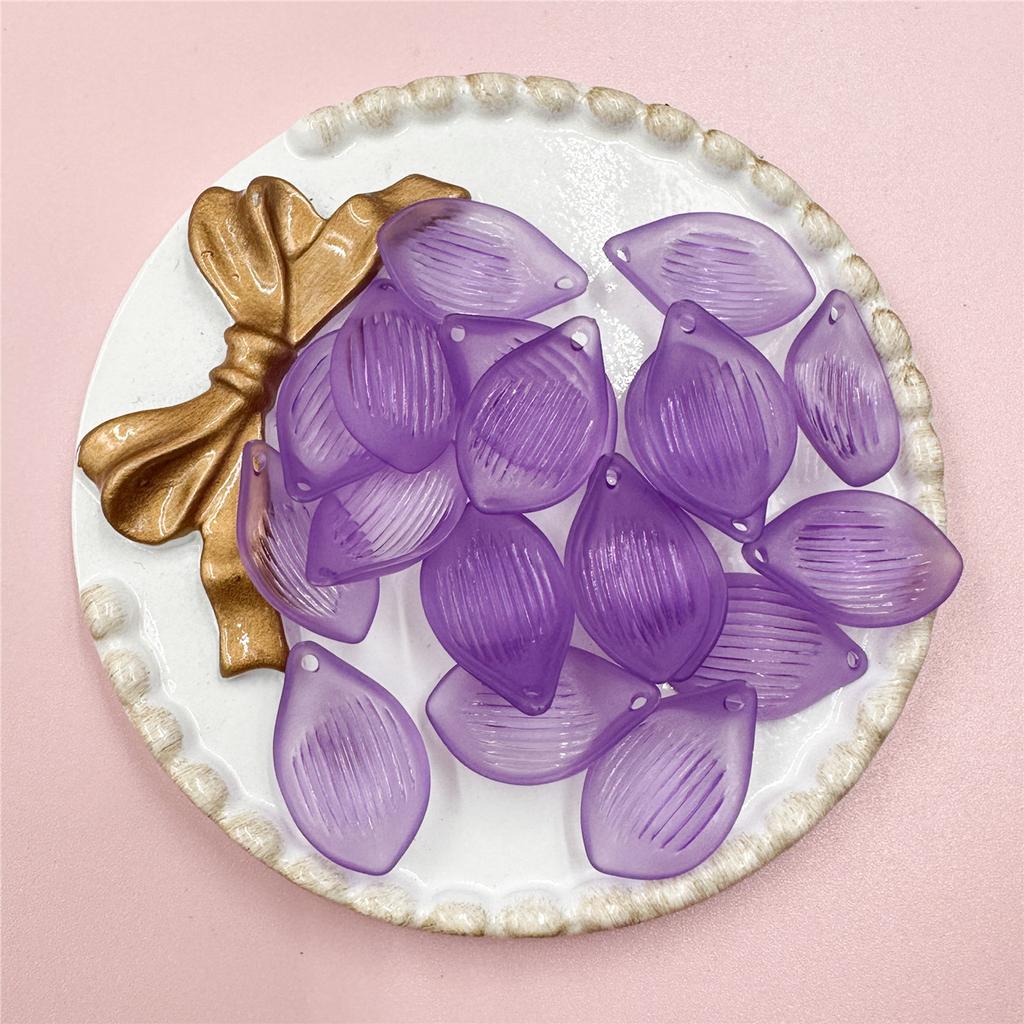 16*25 мм Изысканный головной убор Акриловый лист лотоса разбросанные бусины 20 шт. Материал полупрозрачные серьги Ювелирные аксессуары DIY Цветочный букет ручной работы