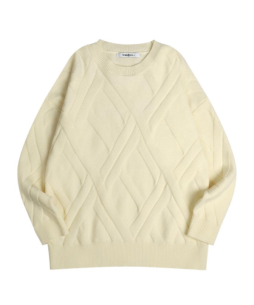 AVANDRESS Cross Round Knit - 5 Col
