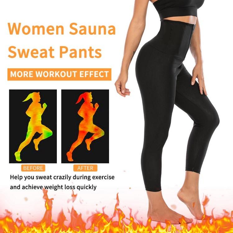 Женские термошорты для похудения, леггинсы для тренировок с контролем живота, бодишейпер, тренировочные брюки для сауны