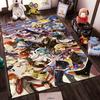"Anime Style Carpet with Fantasy Characters, Colorful Room Decor Rug" Suitable for use as an anti-slip for living room bedroom sofas