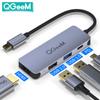 QGeeM USB C Hub for Macbook Pro Multi USB 3.1 Type C Hub 3.0 2.0 USB C HDMI Adapter PD Dock for Huawei Mate 20 Pro OTG Splitter