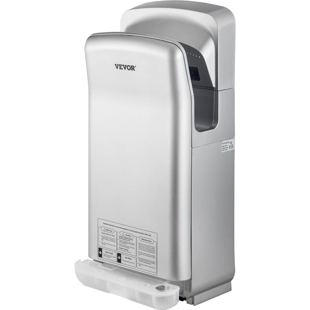 Jet Hand Dryer, Premium Electric Commercial Blade Hand Dryer, ABS Air Dryer Hand with HEPA Filtration Wall Mount Hand Dryer, 2000W 220V Vertical Hand