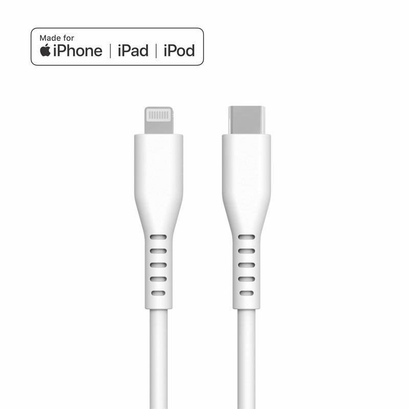 Hot Selling MFi Certified Silicone TPE Braid Type C for Fast Charging Cable PD Data Transfer for IPhone/Earphone
