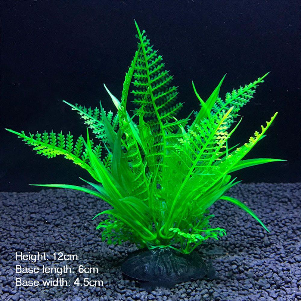 12 см искусственные аквариумные растения водная трава украшения аксессуары для аквариума водоросли украшение