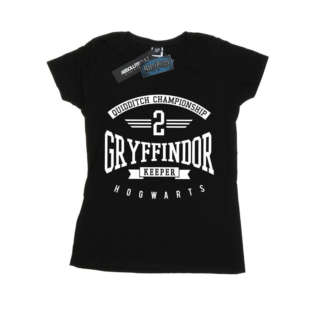 Harry Potter Womens/Ladies Gryffindor Keeper Cotton T-Shirt