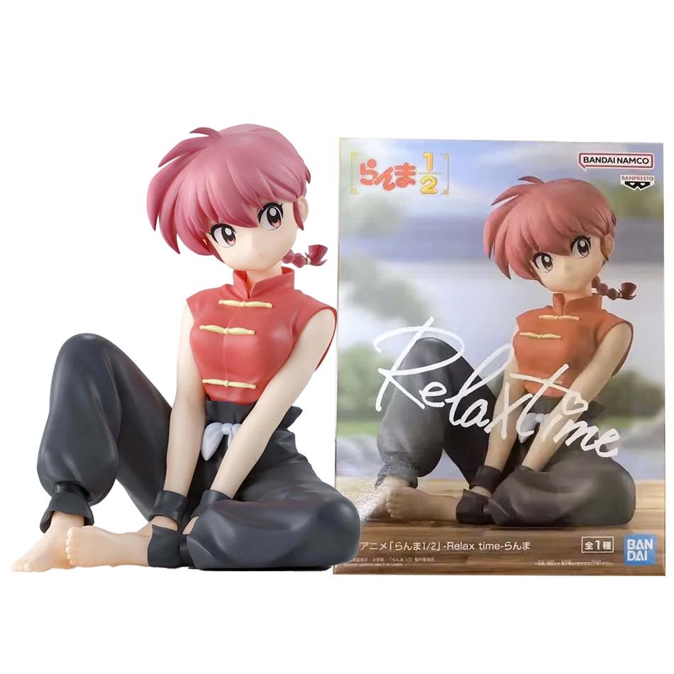 Оригинальная BANDAI BANPRESTO Ranma 1/2 Ранма Акане Тэндо Шампунь Время отдыха Аниме Фигурка Игрушки ПВХ Модель Коллекция Кукла Подарок