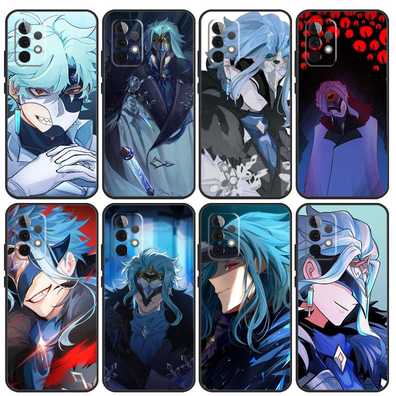 Чехол Il Dottore Genshin Impact для Samsung Galaxy A13 A23 A33 A53 A73 A12 A22 A32 A52 A52S A04S A50 A51 A71 Чехол
