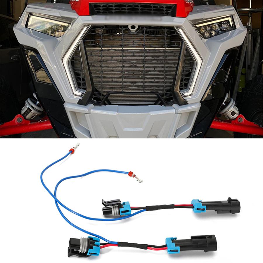 2 x Жгут проводов для фар-клыков для Polaris RZR Turbo S XP4 1000 XP