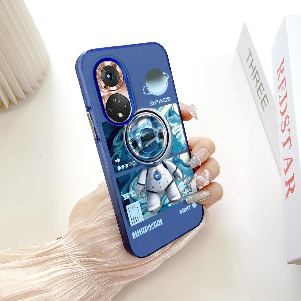 Раскрашенный узор, разноцветный, серебристый, двусторонний твердый корпус, противоударный противоударный чехол для телефона для Huawei Honor Infinix Tecno iPhone