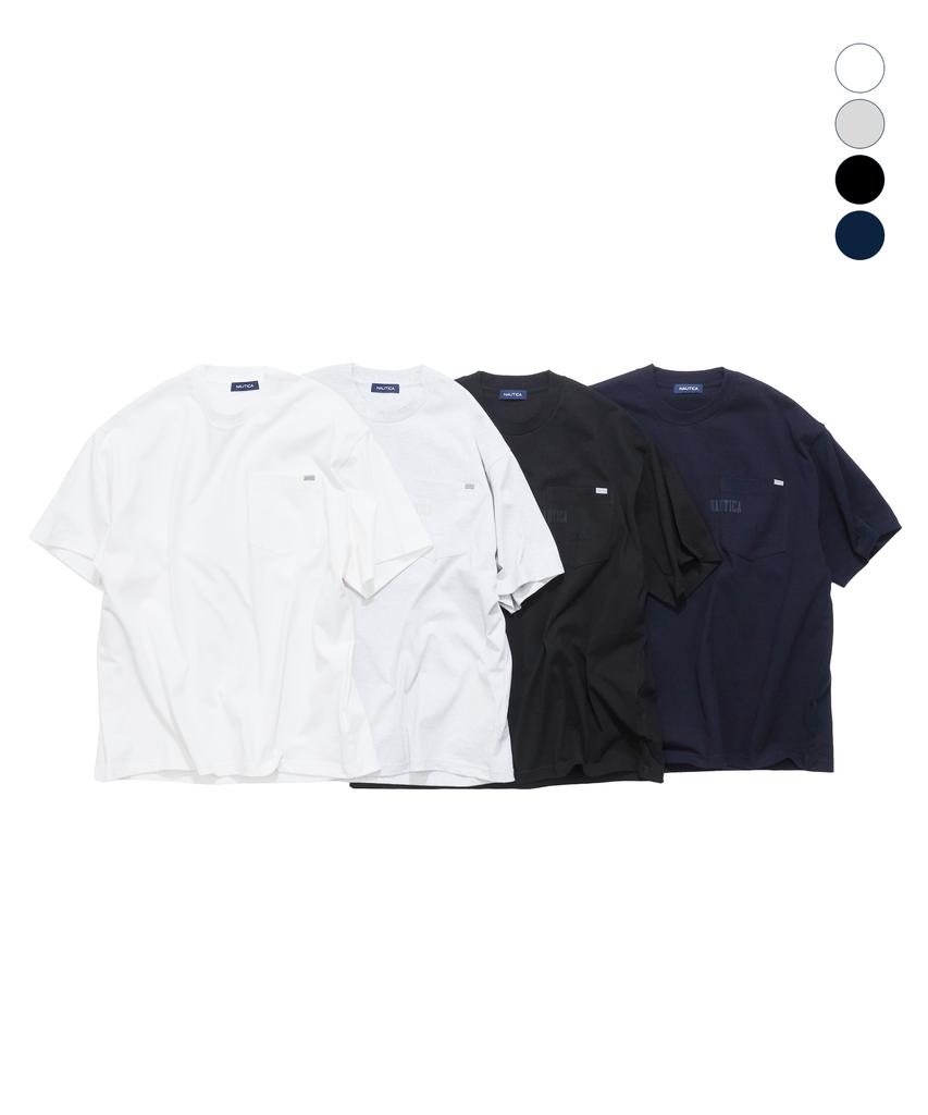 Футболка NAUTICA с карманом и скрытым логотипом (4 цвета) Jts5916