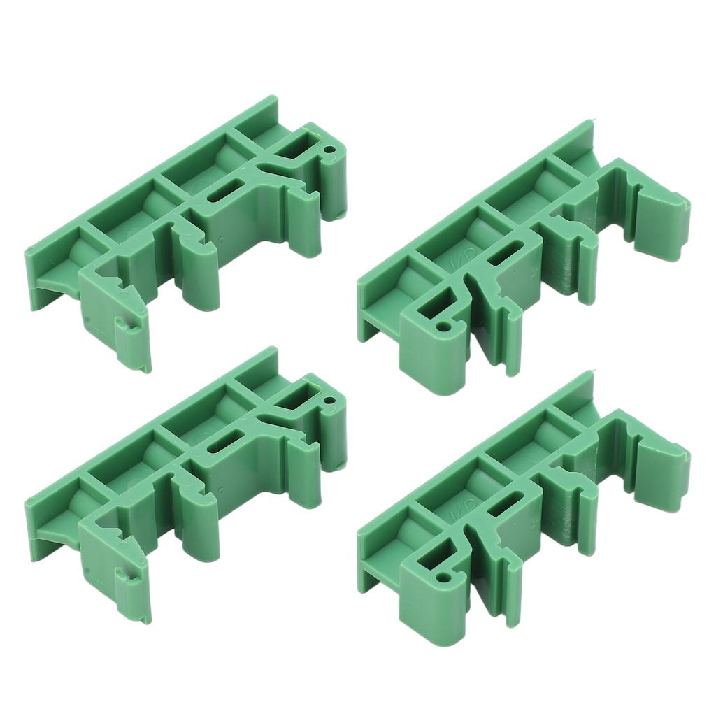 2 Sets C45 DIN Rail Circuit Board Mounting Bracket Insulated for PCB Electronic Switching Devices