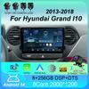 Автомагнитола Android 14 для Hyundai Grand I10 2013-2018 Мультимедийный плеер 2Din GPS Навигация Carplay Стерео DVD Головное устройство Динамики