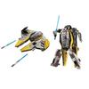 STAR WARS Transformers Anakin Starfighter Skywalker/Jedi