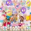 37 Pcs Squish Mallows Party Decorations Include Cake Toppers Banner Balloon
