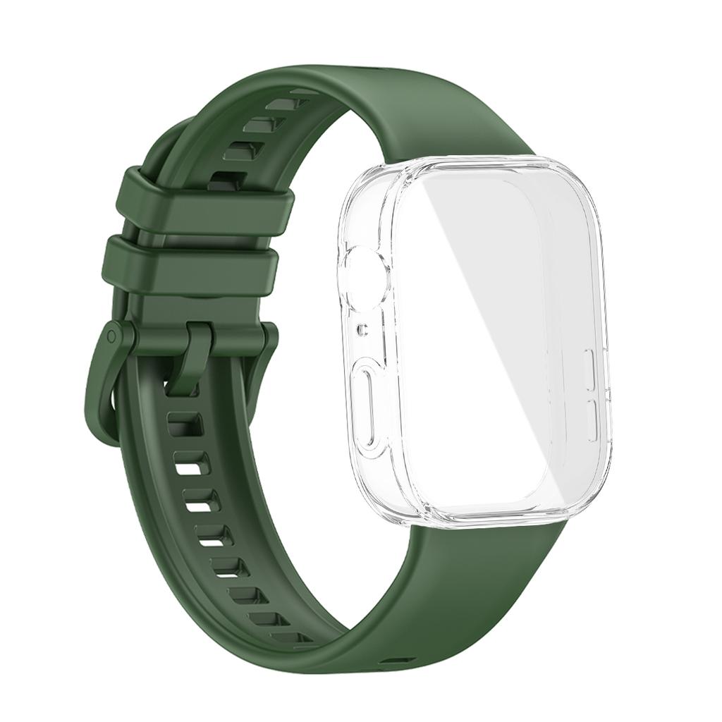 Для Huawei Watch Fit 3 Ремешок Мягкий Силикон Спортивный Браслет + Мягкий Чехол из ТПУ Дышащий Браслет для Умных Часов Для Huawei Fit3 Correa