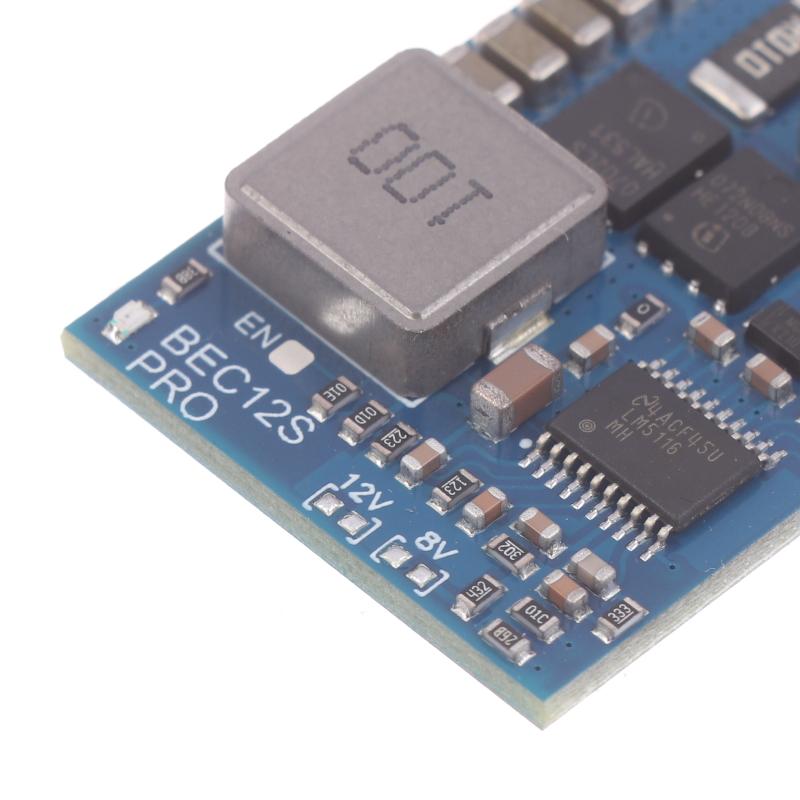 Bec12S-Pro 9-55V To 5V/8V/12V-5A Voltage Regulator Bec Power Module Output 5V 8V 12V 5A With Tvs Protection For Rc Fpv Drone