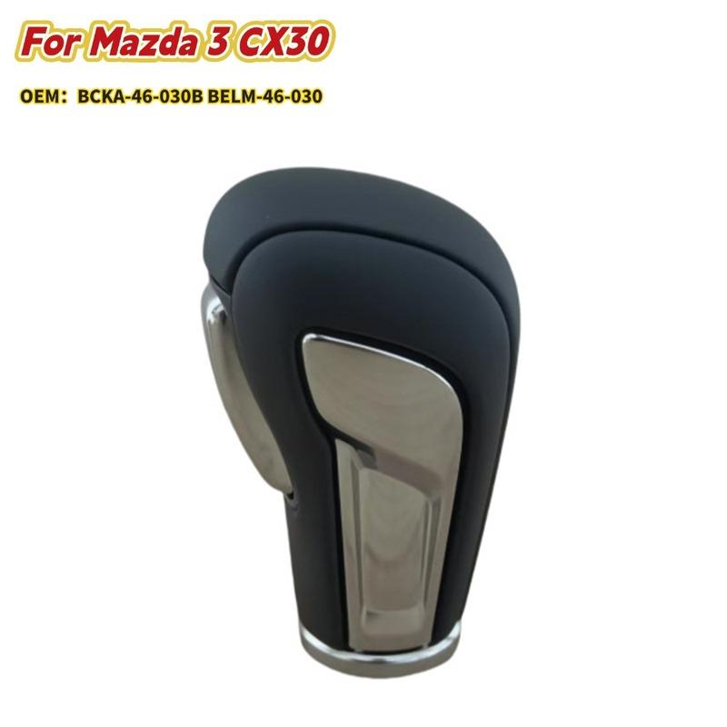 Gear Shift Knob Leather Gear Lever For Mazda 3 For CX30 BCKA-46-030B BELM-46-030 Lever Change Knob Accessories