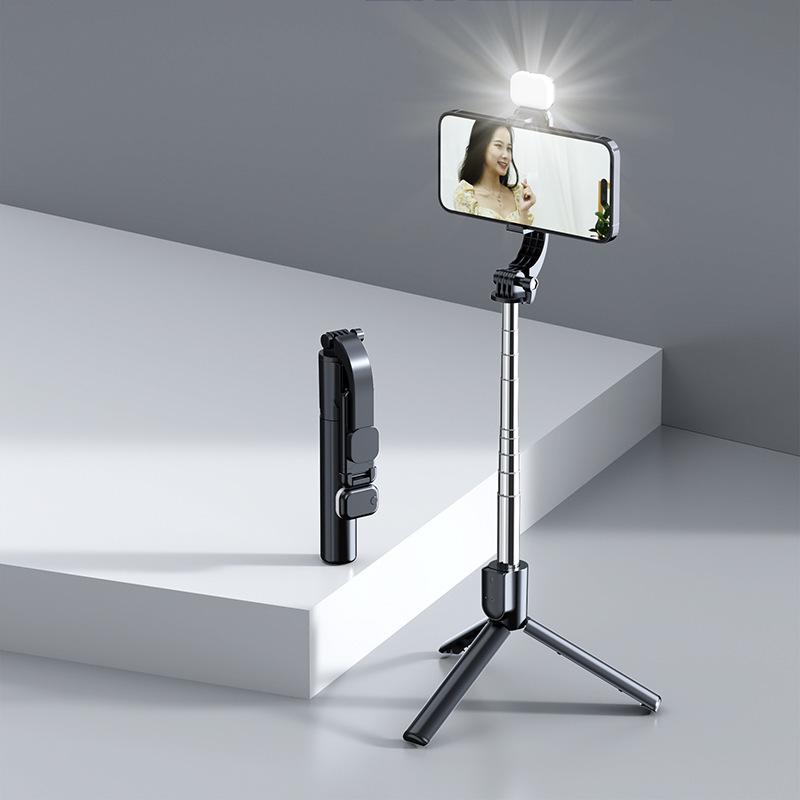 Универсальный Bluetooth-селфи-палка-штатив с пультом дистанционного управления для прямых трансляций и путешествий