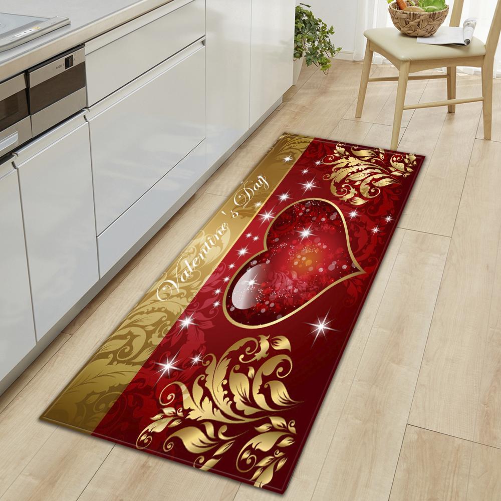 Kitchen Carpet Living Room Bedroom Floor Carpet Corridor Door Mat Door Bathroom Non-slip Floor Mat