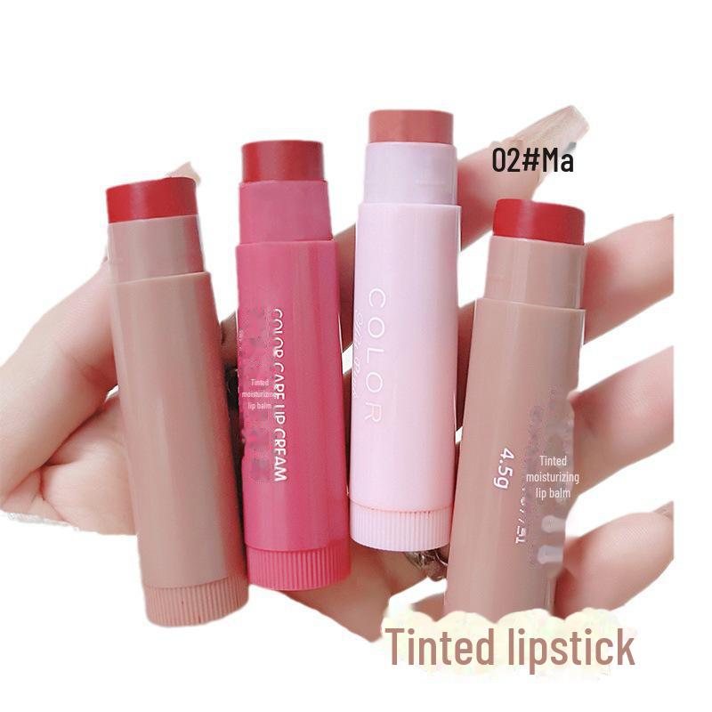 Набор увлажняющих бальзамов для губ HAIPINK: Упаковка из трех цветных помад для увлажнения и разглаживания морщин на губах