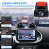 Автомобильный Android-навигатор USB HD 720P 170° Видеорегистратор DVR Запись вождения Медиа Поставляется с функцией помощи водителю ADAS Запись ночью