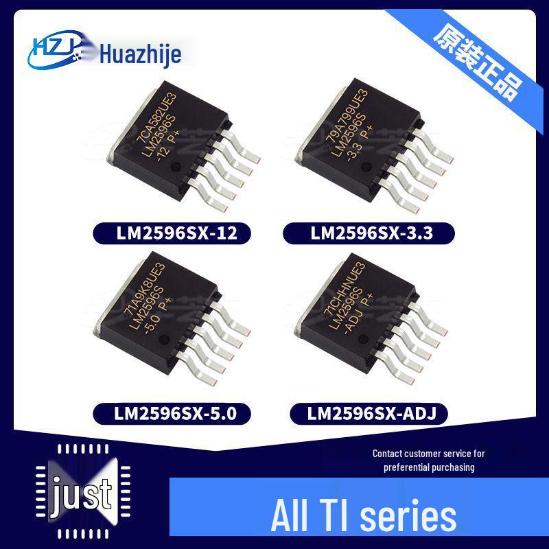 LM2596SX Series Voltage Regulator Chip (12V, 3.3V, 5V, Adjustable)
