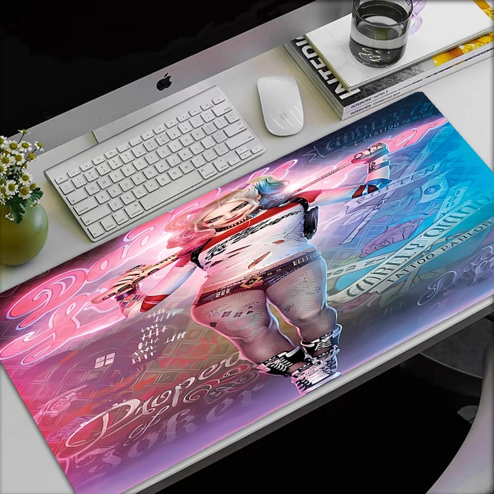 Harley Quinn Theme Mouse Pad, Non Slip Rubber Base, Multifunctional Office & Home Decor, Perfect for Workspace Personalization.
