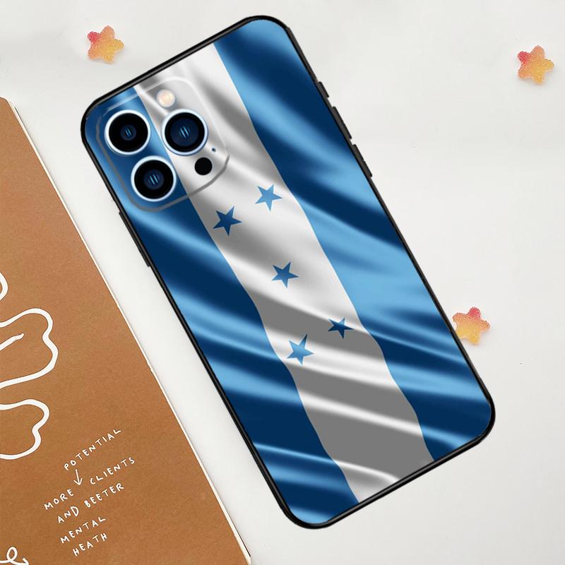 Honduras Flag Phone Case For iPhone 15 16 14 13 12 11 Pro Max Mini Plus XS X XR Back Cover
