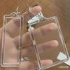 5/50pcs 2025 New Acrylic Transparent Blank Inlaid Photo Keychains Photo Frame Keychain Holder DIY Split Keychain Gift