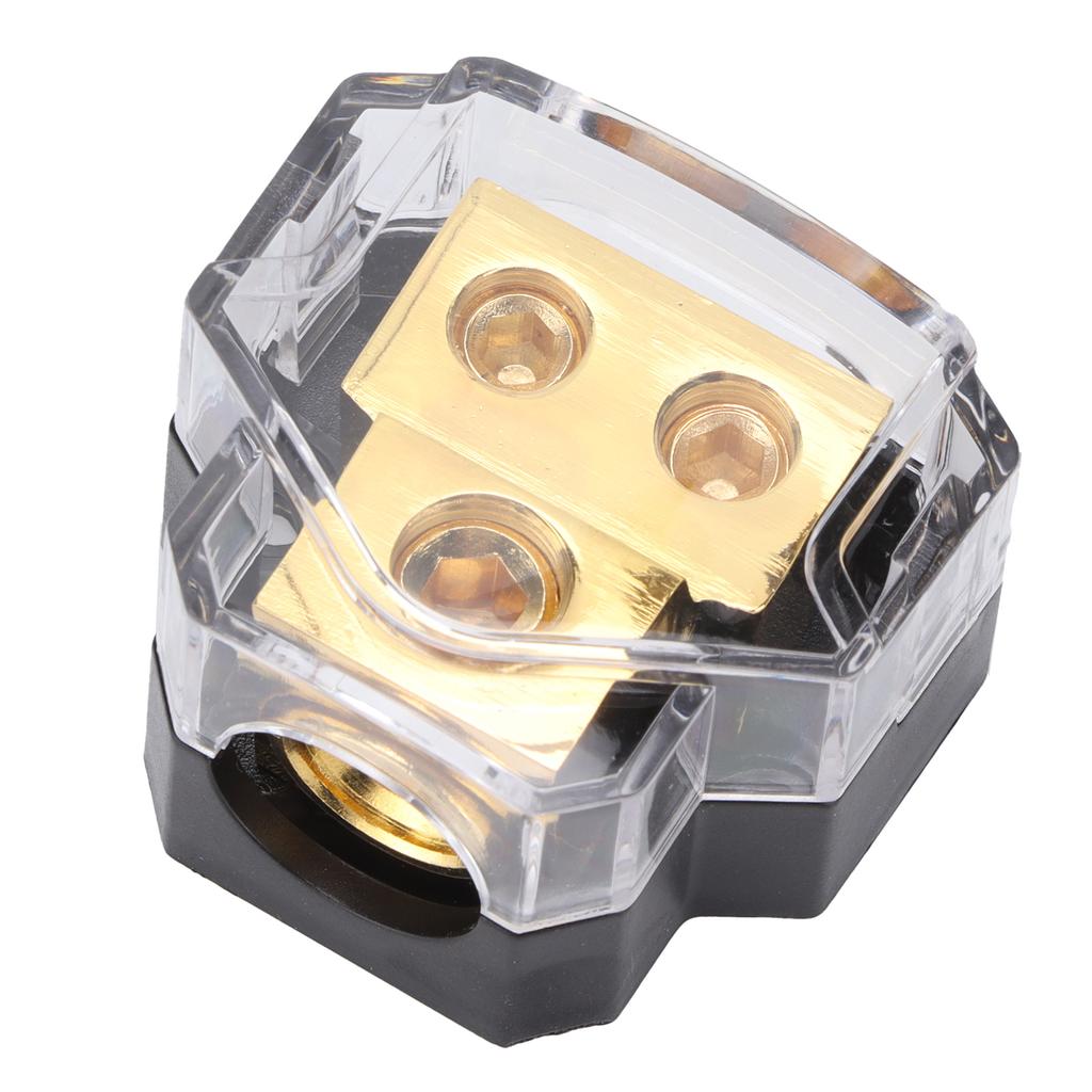 Автомобильный 1X2GA вход 2x4GA выход блок распределения питания держатель предохранителя модификация усилителя чистая медь