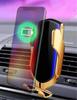 Wireless Car Charger Holder Fast Charging IR Intelligent Automatic Clamping Car Charger Mount 10W for iPhone Xs/Max/XR/8/8 Plus