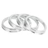 INFINAUTO Hub Centric Rings 57.1mm Inner To 66.6mm Outside Diameter Vehicle Wheel Hub Rings Aluminum Alloy 4pcs