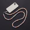Flower Heart Bead Long Crossbody Phone Rope Strap For Iphone For Samsung Huawei Xiaomi Smart Phone Chain Pendant Bag Decoration