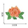 DIY Handmade Embroidery Flower Patch Polyester Fiber Floral Patches Embroidery Repair Patch  Jeans