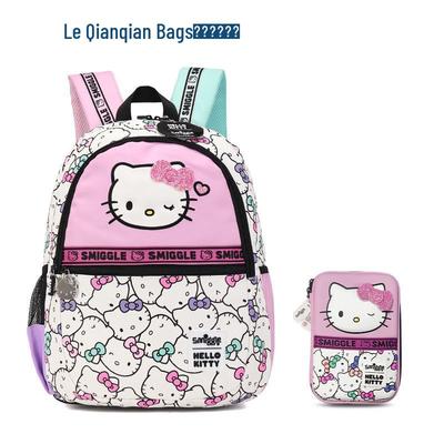 Набор рюкзака Smiggle Hello Kitty: Включает Студенческий Рюкзак, Детсадовскую Бутылку для Воды и Изотермическую Сумку для Ланча
