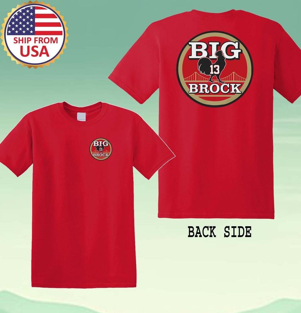 Big Cock Brock Men#039;s Red Size S5XL Unisex T-Shirt