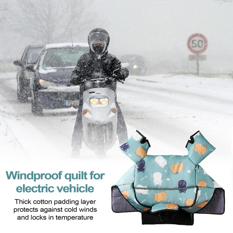 Мотоциклетный Набедренный Фартук-Чехол Мотоциклетный Ветрозащитный Чехол для Скутера Утолщенный Мотоциклетный Зимний Водонепроницаемый Дождевик Для