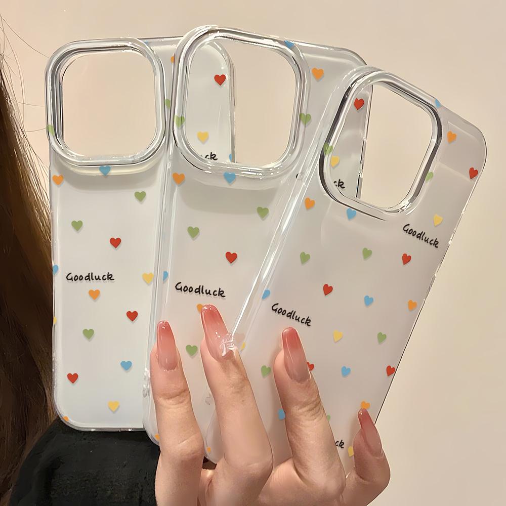 Painted Phone Case for iPhone 12 13 15 16 iPhone 16 12 13 14 15 Pro 14 15 16 Pro Max Coverage Shockproof Anti-Fingerprint Fresh Style Protective Case