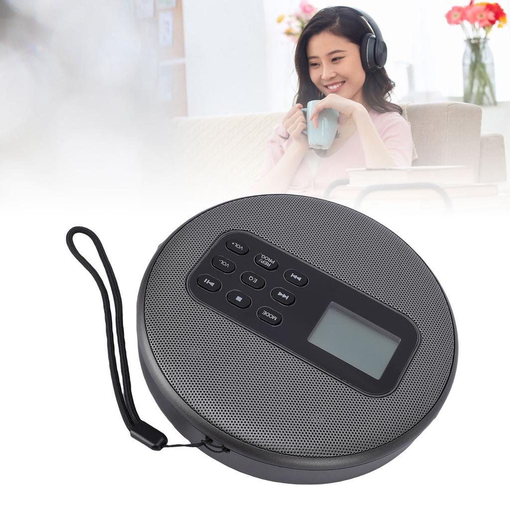 Portable CD Player Re Able Stereo 3.5mm Cable Double Speakers CD CD-R MP3 Music Disc Player